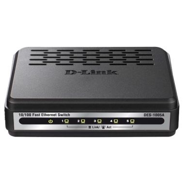 Thiết Bị Mạng Switch D-Link 5 Ports Fast Ethernet Desktop DES-1005A