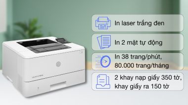 Máy in HP LaserJet Pro M404dn (W1A53A) - CHÍNH HÃNG
