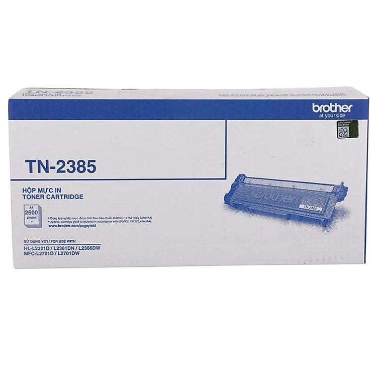 Mực TN-2385 Brother - Dành cho máy HL-L2321D/HL-L2361DN/HL-L2366DW/DCP-L2520D/MFC-L2701D/MFC-L2701DW