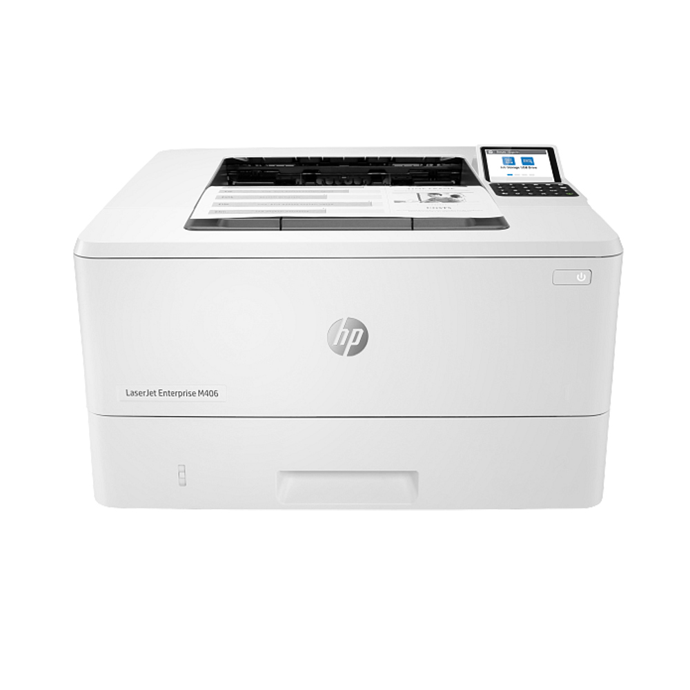 Máy in HP LaserJet Enterprise M406dn Printer 3PZ15A (In đảo mặt | A4 | A5 | USB | LAN)