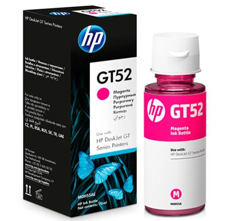 HP GT52 Magenta Original Ink Bottle (M0H55AA)