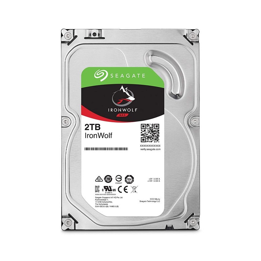 Ổ Cứng HDD Seagate Ironwolf 2TB NAS SATA 5400rpm (ST2000VN003)