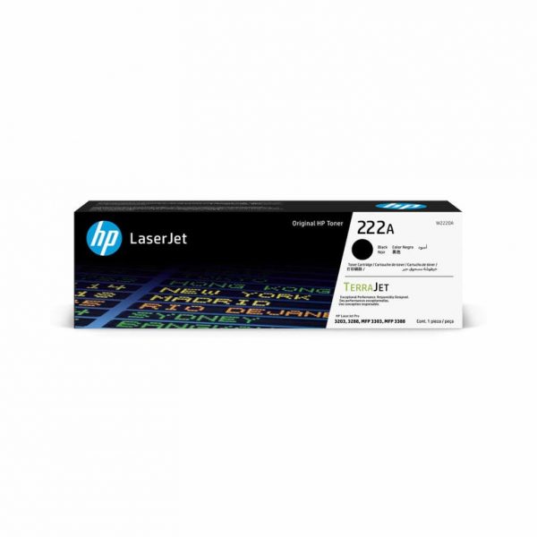 Mực in HP 222A Black Original LaserJet Toner Cartridge (W2220A)